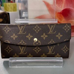 Louis Vuitton Brown and Monogram Wallet
